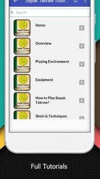 Tutorials for Sepak Takraw Offline screenshot 2