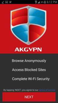 akgvpn free vpn screenshot 1
