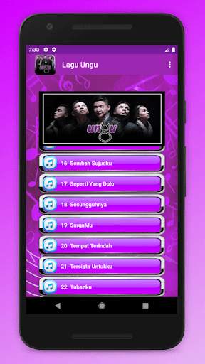 Lagu Ungu Populer Offline screenshot 3