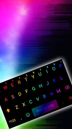 iKeyboard - Led Colorful Keyboard स्क्रीनशॉट 1