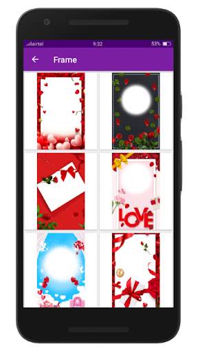 Romantic Love Photo frames : Love HD Photo Frames screenshot 2