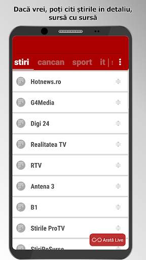 Dă pe Știri - România în timp real screenshot 2