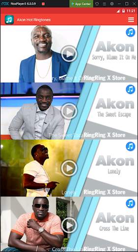 Akon Hot Ringtones screenshot 1