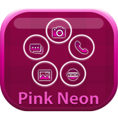 Smart Launcher Pink Neon icon