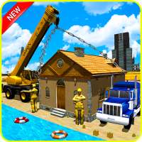 Beach House Builder Construction Simulator 20 logo