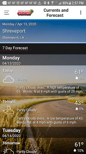 Your ArkLaTex Weather Authority screenshot 2