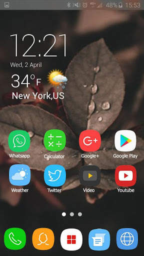 launcher Theme For Infinix 7 with photo editor screenshot 1