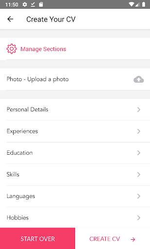 Resume App - Simple Smart Resu 1 تصوير الشاشة
