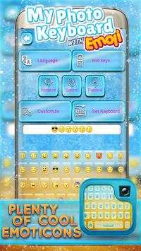 My Photo Keyboard with Emoji screenshot 3