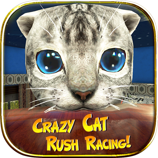 Crazy Cat Rush Racing Run Kitty Craft أيقونة