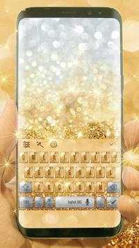 Gold and Silver Keyboard Theme screenshot 2