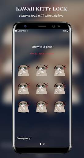 Kawaii Kitty Lock Screen Emoji - kitty wallpaper screenshot 4