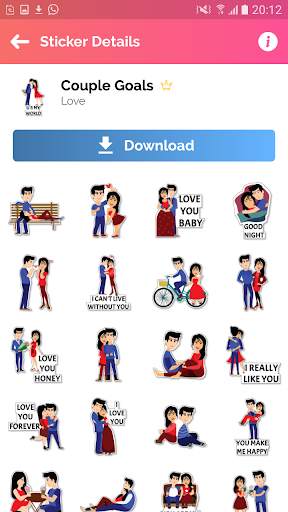 Love Stickers for WhatsApp - WAStickerApps screenshot 2
