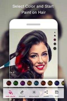 Hair Color Changer 1 تصوير الشاشة