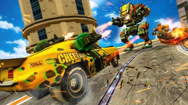 Futuristic Car Robot Transforming Simulator screenshot 1