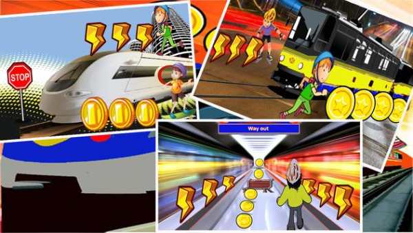 Subway Rail Rush Game FREE! screenshot 1
