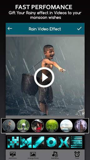 Rain Effect Video Maker : Photo Animation screenshot 2