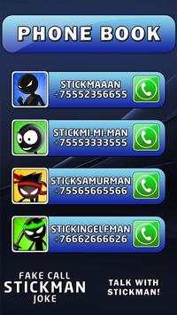 Stickman Ложный Звонок Шутка скриншот 4