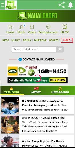 Naijaloaded App 1 تصوير الشاشة