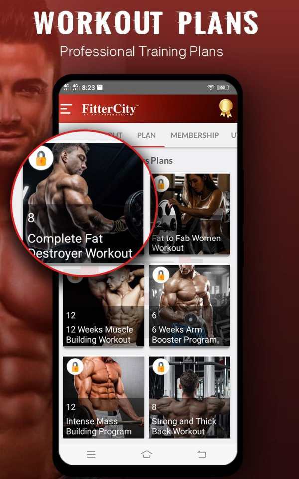 FitterCity™-Customized Diet Plan, Gym Workout Plan screenshot 2