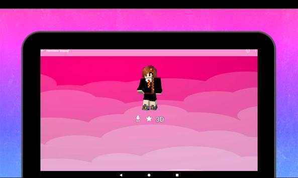 Girls Skins for Minecraft PE in 3D screenshot 9