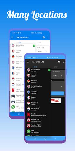 HA Tunnel Lite - 100% Free Tweaks Injection VPN screenshot 2