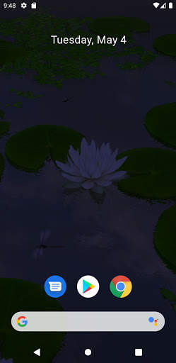 3D Lotus Pond Live Wallpaper screenshot 3