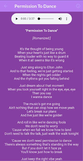 BTS Song & Lyrics screenshot 5