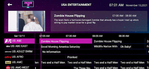 Tycoon TV screenshot 1