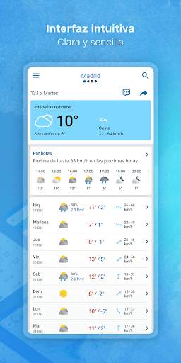 El Tiempo 14 Días - Meteored screenshot 1