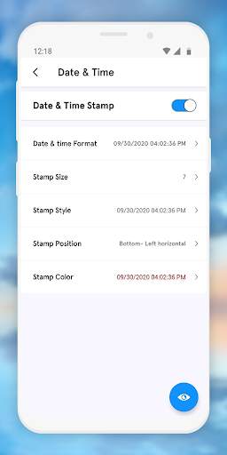 Autostamper custom camera : Add Geotag & Timestamp screenshot 5