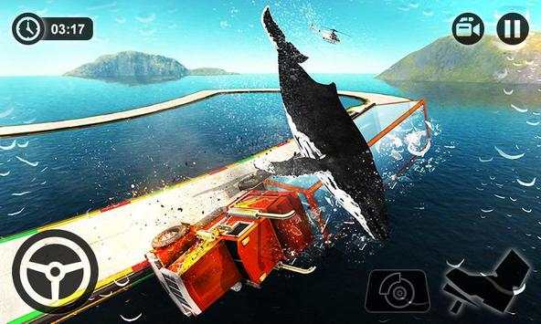 Impossible Whale Transport Truck Driving Tracks screenshot 5