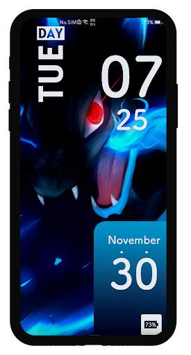 Dark Poke EMUI 11 Theme screenshot 1