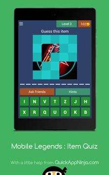 Mobile Legends : Guess the Items screenshot 10
