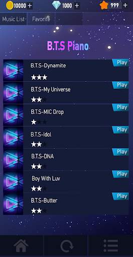 Bts Kpop Piano Tiles screenshot 4