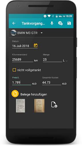 Simply Auto - Fahrzeugkosten screenshot 4