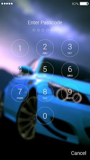 Cars Lock Screen 4 تصوير الشاشة