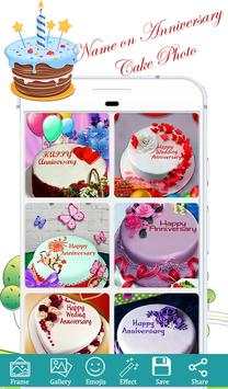 Name Photo On Anniversary Cake screenshot 4