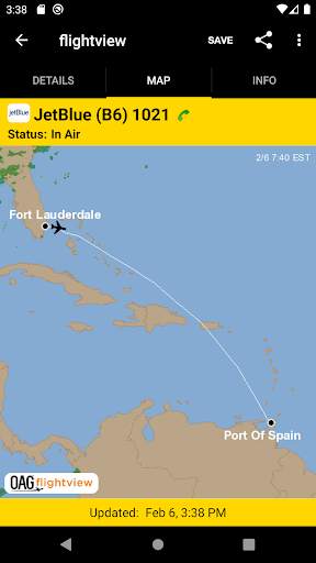 FlightView: Free Flight Tracker – Plane Finder 6 تصوير الشاشة