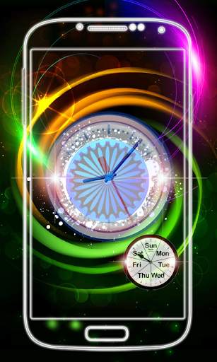 Indian Clock Live Wallpaper screenshot 3