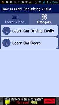 How To Learn Car Driving VIDEO screenshot 3