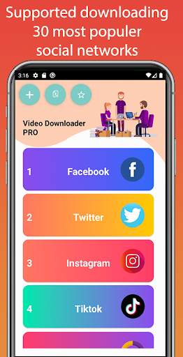 Video Downloader Pro : Fast Download Serv screenshot 1