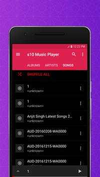 s10 Music Player screenshot 5