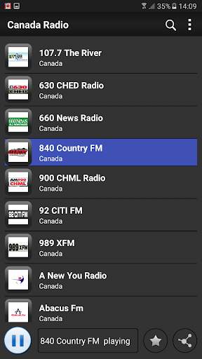 Radio Canada screenshot 1