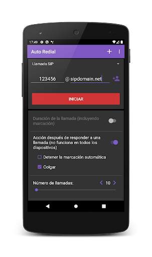 Auto rellamada screenshot 7
