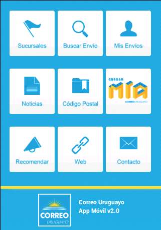 Correo Uruguayo 1 تصوير الشاشة