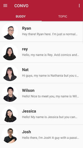 CONVO - Real time English conversation screenshot 1