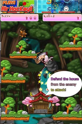 Play!  Ninja Girl Defense War!! screenshot 1