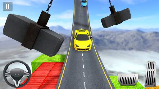 98% Impossible Car Tracks Stunts Driving Simulator screenshot 8
