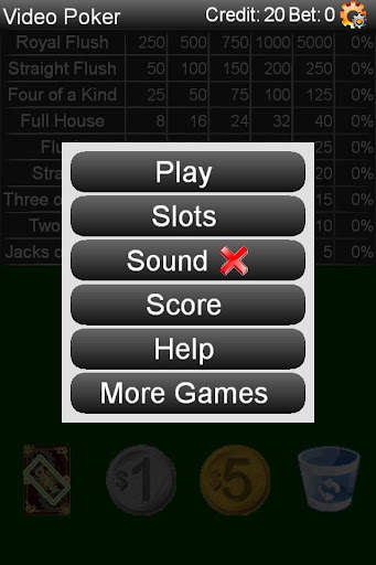 Video Poker screenshot 3